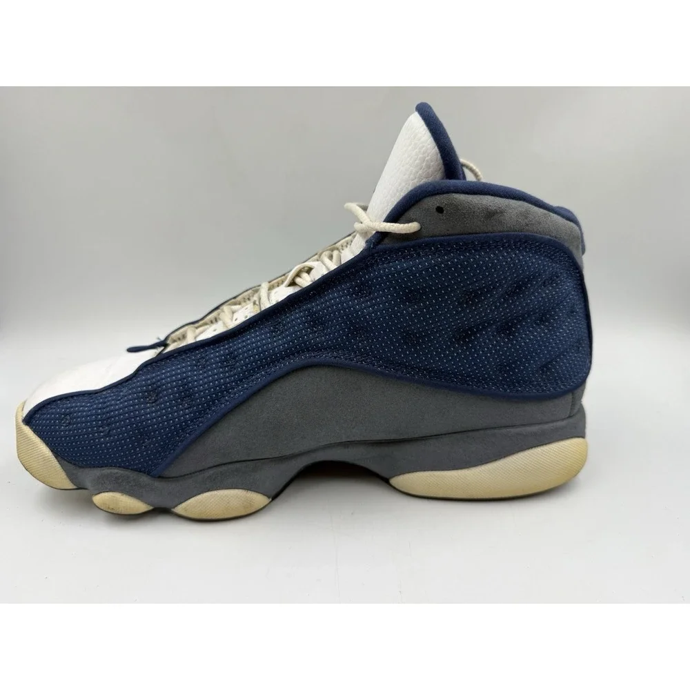 Jordan Air Jordan 13 Retro Flint White Blue Gray  High Top 2020 Men's size 10.5